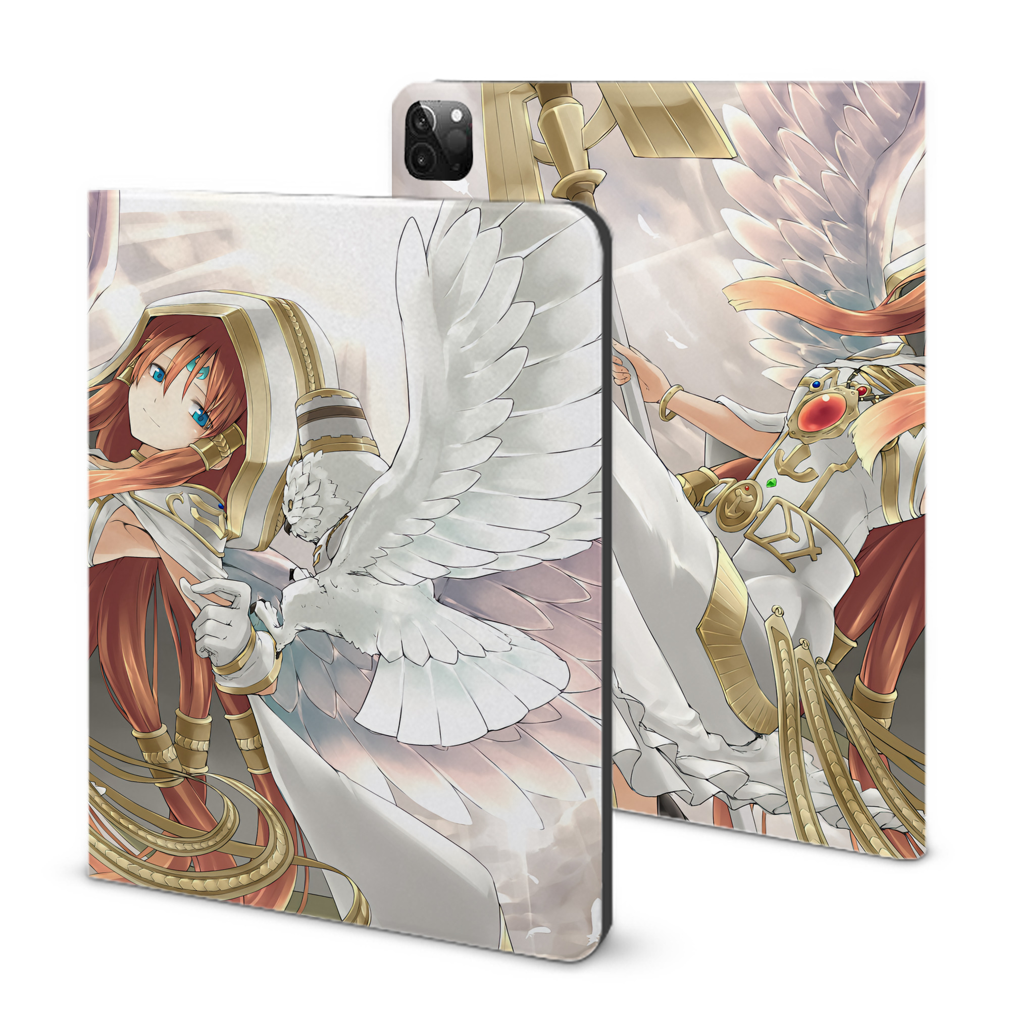 （画像用） 遊☆戯☆王 Yu-Gi-Oh! IPadケース ペンホルダー付き ブックスタイルデザイン